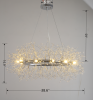 Modern American round crystal chandelier -12 bulbs