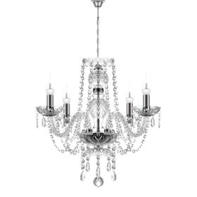 K9 Crystal Chandelier 4 Lights Modern Candle LED Chandelier Light Ceiling Lamp