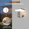 Inowel Solar Outdoor Wall Light Dusk to Dawn LED Lantern IP44 2095