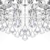 90W 6 Rings LED K9 Crystal Ceiling Light Modern Flush Mount Light Home Decor