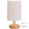 Beside Lamps for Bedroom Warm White Nightstand Lamp USB Plug Modern Lantern for Bedroom with 32.48in Cord