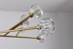 Modern American chandelier golden iron -15 bulb