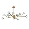 Modern American chandelier golden iron -12 bulb