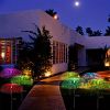 Solar Jellyfish Lights; Color Gradient Waterproof Solar Jellyfish Light Courtyard Garden; Various Festivals; Christmas And New Year's Day Decorations;