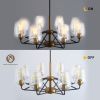 Modern American hanging chandelier -8 bulbs -E26 lamp holder