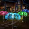 Solar Jellyfish Lights; Color Gradient Waterproof Solar Jellyfish Light Courtyard Garden; Various Festivals; Christmas And New Year's Day Decorations;