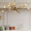 Modern American chandelier golden iron -12 bulb