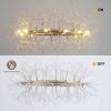 Modern American round crystal chandelier -12 bulbs