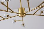 Modern American chandelier golden iron -15 bulb