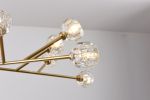 Modern American chandelier golden iron -15 bulb