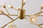 Modern American chandelier golden iron -15 bulb