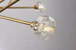 Modern American chandelier golden iron -15 bulb