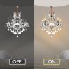 5 Lights Crystal Chandelier Light Fixture Crystal Ceiling Lamp With K9 Crystal