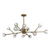 Modern American chandelier golden iron -12 bulb