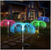 Solar Jellyfish Lights; Color Gradient Waterproof Solar Jellyfish Light Courtyard Garden; Various Festivals; Christmas And New Year's Day Decorations;