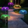 Solar Jellyfish Lights; Color Gradient Waterproof Solar Jellyfish Light Courtyard Garden; Various Festivals; Christmas And New Year's Day Decorations;