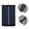 Solar patio umbrella light Warm light