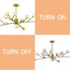 Modern American chandelier golden iron -12 bulb