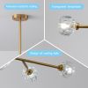 Modern American chandelier golden iron -12 bulb