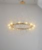 Modern American round crystal chandelier -12 bulbs