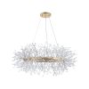 Modern American round crystal chandelier -12 bulbs