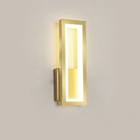 Personality Corridor Wall Light Modern Simple Living Room Background (Option: Gold S-Neutral light)