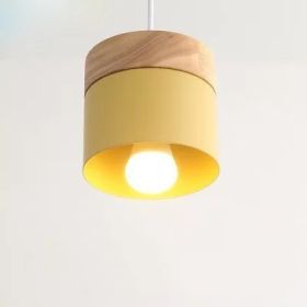 Nordic Creative Restaurant Lamp Makaron Modern Iron Art (Option: Yellow-Tricolor light)