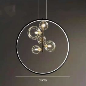 Modern Bubble Chandelier For Staircase Bedroom (Option: 5heads-Neutral light)