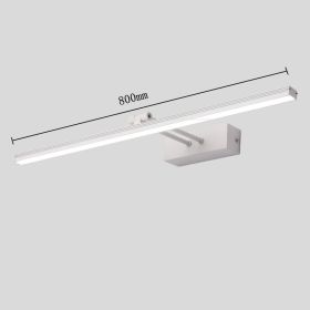 LED Bathroom Bathroom Mirror Headlight (Option: White 800mm 16W-Neutral light)