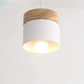 Nordic Creative Restaurant Lamp Makaron Modern Iron Art (Option: White-Without bulb)