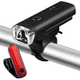 USB Charging Headlight Bicycle Riding Equipment (Option: 047front light 056tail light)