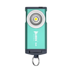 G2 Strong Light Flashlight Rechargeable LED Super Bright Keychain (Color: green)