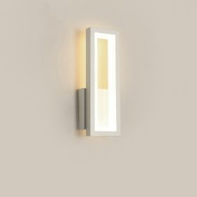 Personality Corridor Wall Light Modern Simple Living Room Background (Option: White S-Warm light)