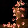 Cherry Blossom LED Lights String Small Fairy Lights Easter Halloween Wedding Scene Holiday Party Mall Modeling Holiday Decorative Lights Bedroom Dress