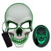 Halloween skull LED light-emitting mask Cold light atmosphere stage performance props New Year's party carnival masks