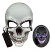 Halloween skull LED light-emitting mask Cold light atmosphere stage performance props New Year's party carnival masks