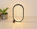 Usb Plug-In Lamp Oval Acrylic Lamp Touch Control Dimmable Modern Simple Creative Night Lamp Bedside Reading Lamp Desk Table Led