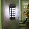 2pcs Extended Solar Light Outdoor Wall Light; Courtyard Garden Villa Ground Light; Waterproof Wall Fence Stair Light Decorative Wall Light