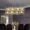 Modern American multi-particle crystal chandelier -12 bulbs -G9 lamp holder