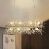 Modern American multi-particle crystal chandelier -12 bulbs -G9 lamp holder