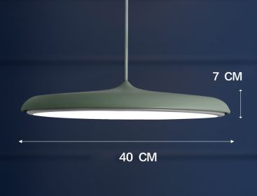 Nordic Modern Simple LED Chandelier Restaurant Chandelier Designer Chandelier (Option: Green-45cm)